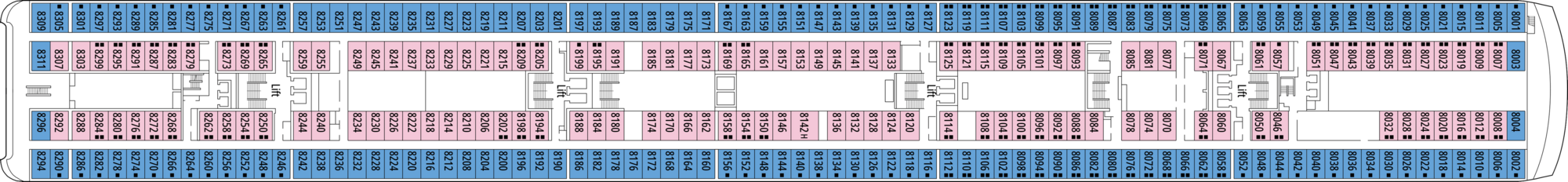 Deck 8 - La Traviata plan